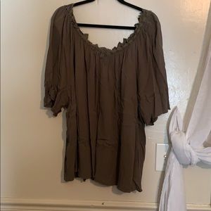 Off the shoulder flowly top